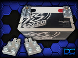 DC Audio SAE Clamp Battery Terminals — Machined Aluminum Set 2
