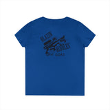 Blazin’ Biddles Off-Road LOGO Ladies V-Neck T-Shirt 29