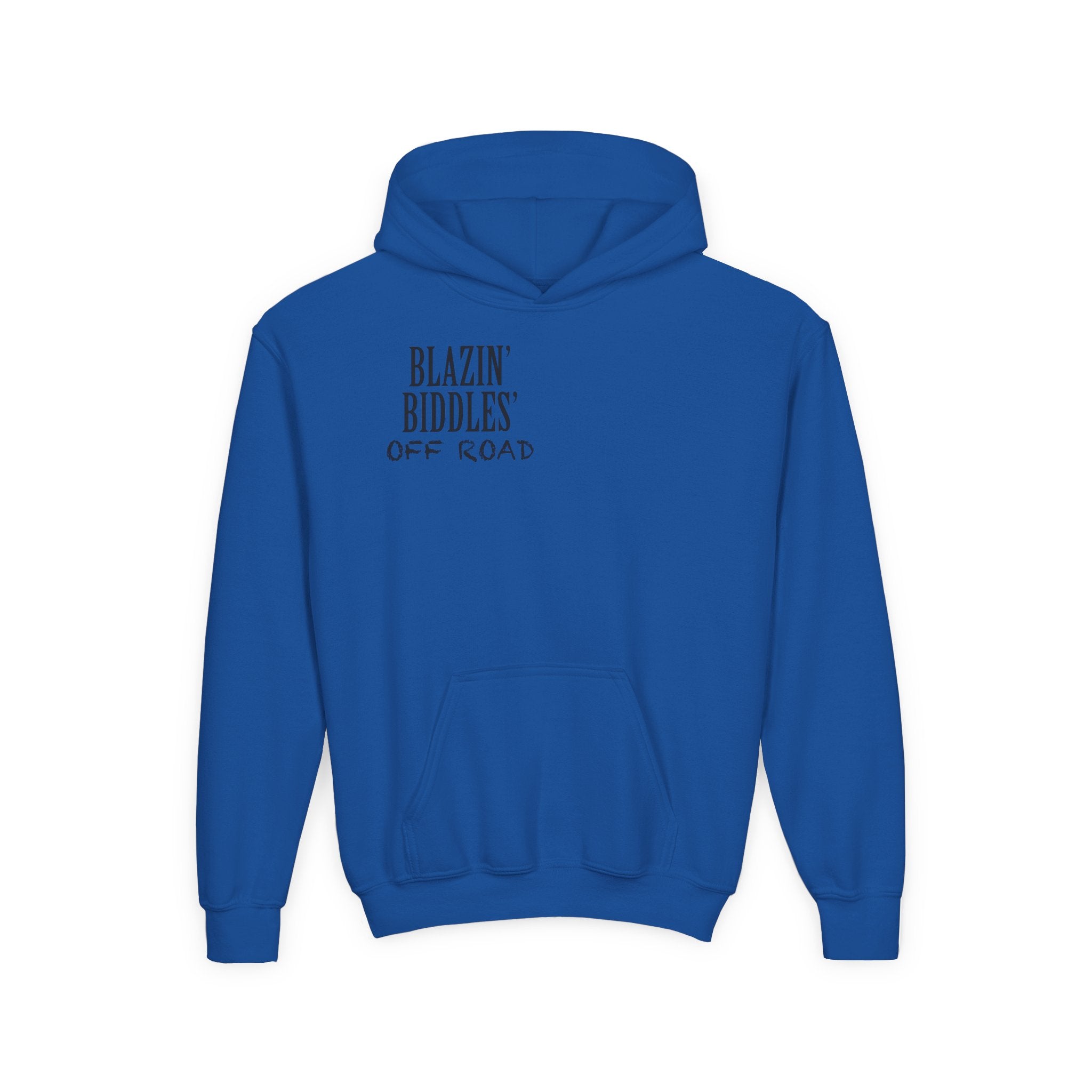 Blazin’ Biddles Off-Road Youth Hoodie – Adventure Ready Squarebody Apparel