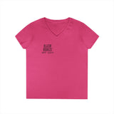 Blazin’ Biddles Off-Road LOGO Ladies V-Neck T-Shirt 2
