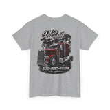 Trucker Graphic Tee - DC's Polishing Semi Truck Design with Phone Number 19