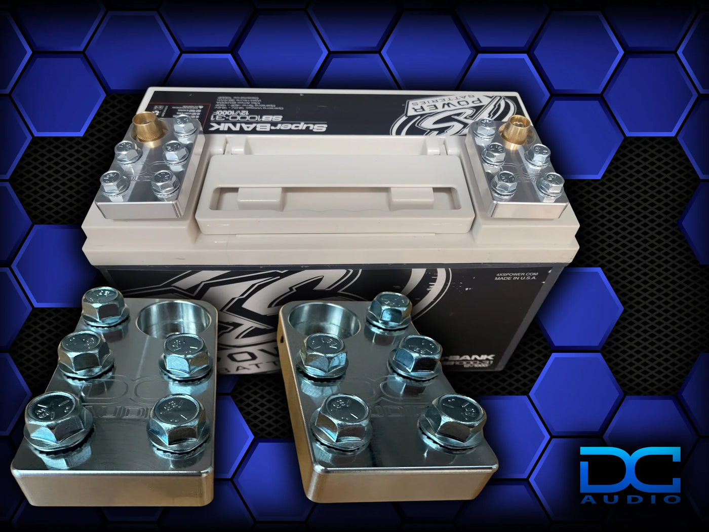 Aluminum Battery Terminals – Bolt Down Power Distribution Terminal Set