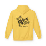 Blazin’ Biddles Off-Road Adventure Fleece Hoodie – Unisex Trail-Ready Warmth 33
