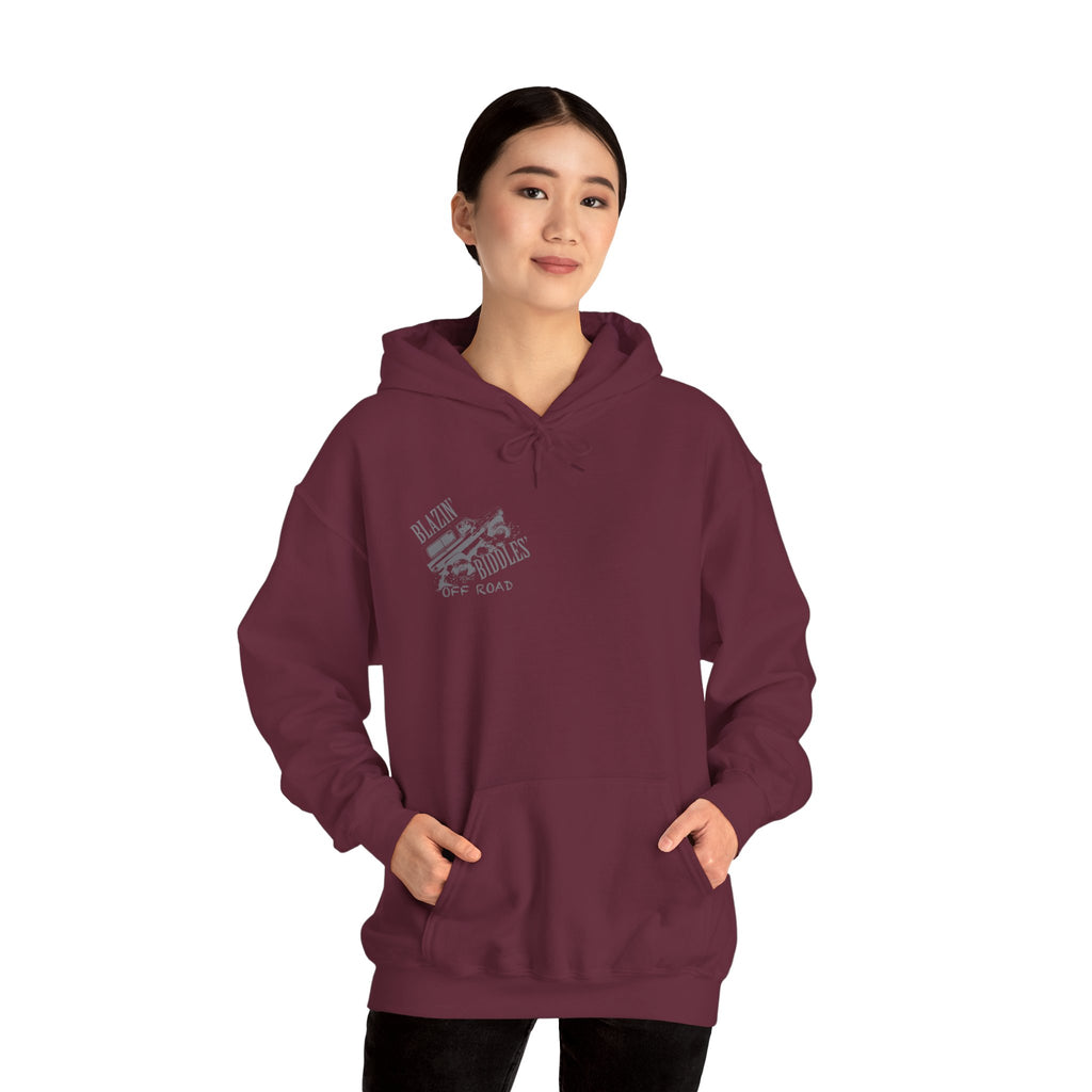 Blazin' Biddles Off-Road Logo Hoodie (Dark Colors)