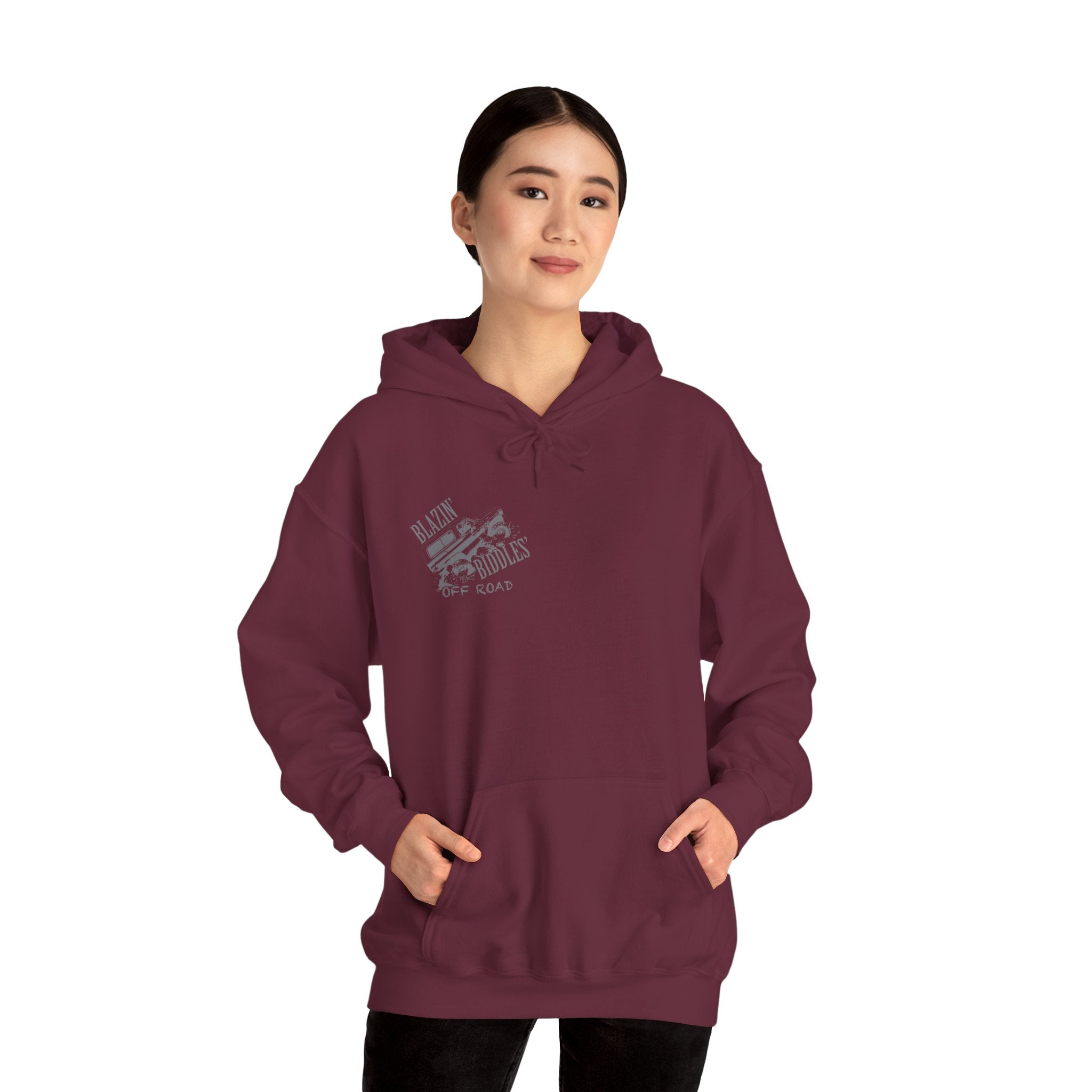 Blazin' Biddles Off-Road Logo Hoodie (Dark Colors)