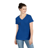 Blazin’ Biddles Off-Road LOGO Ladies V-Neck T-Shirt 30