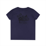 Blazin’ Biddles Off-Road LOGO Ladies V-Neck T-Shirt 31