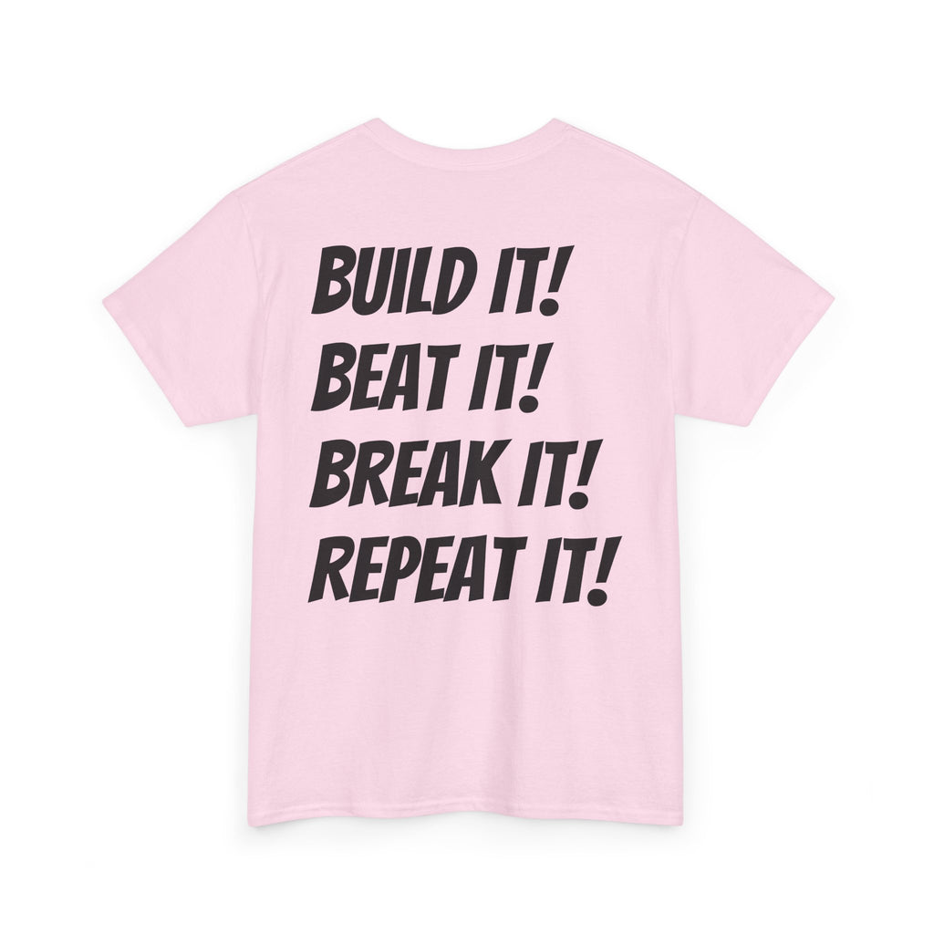Blazin’ Biddles" Off-Road “Build, Beat, Break, Repeat” Unisex Heavy Cotton T-Shirt