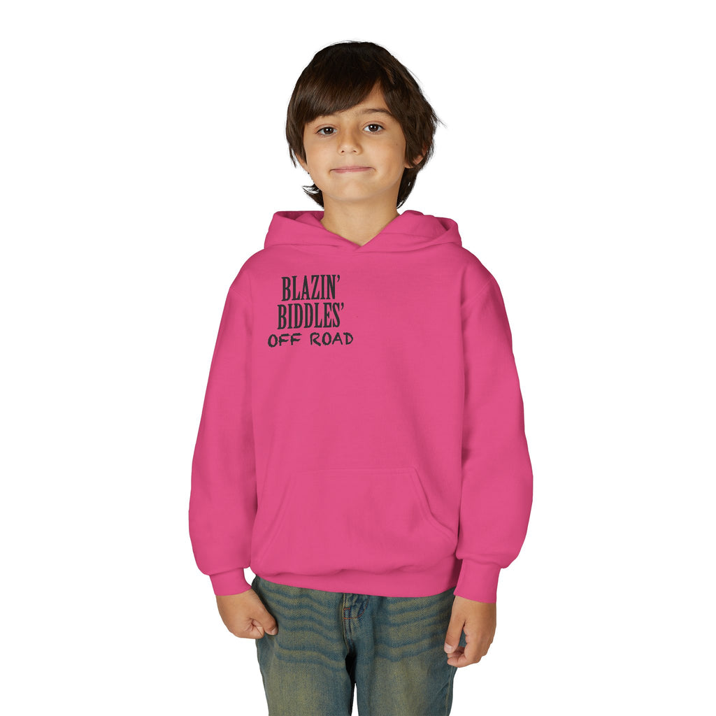 Blazin’ Biddles Off-Road Youth Hoodie – Adventure Ready Squarebody Apparel