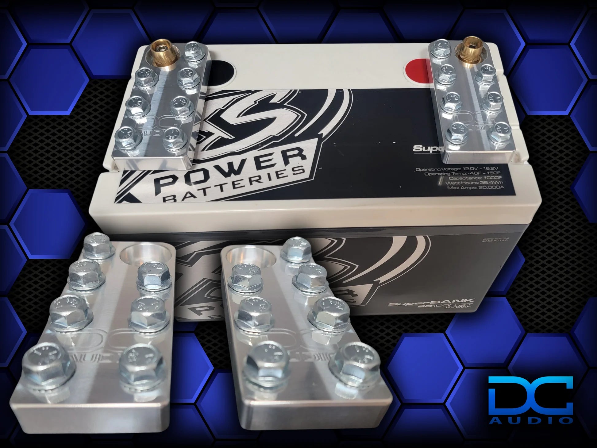 Aluminum Battery Terminals – Bolt Down Power Distribution Terminal Set
