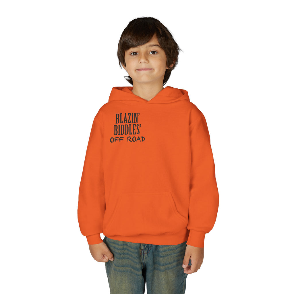 Blazin’ Biddles Off-Road Youth Hoodie – Adventure Ready Squarebody Apparel