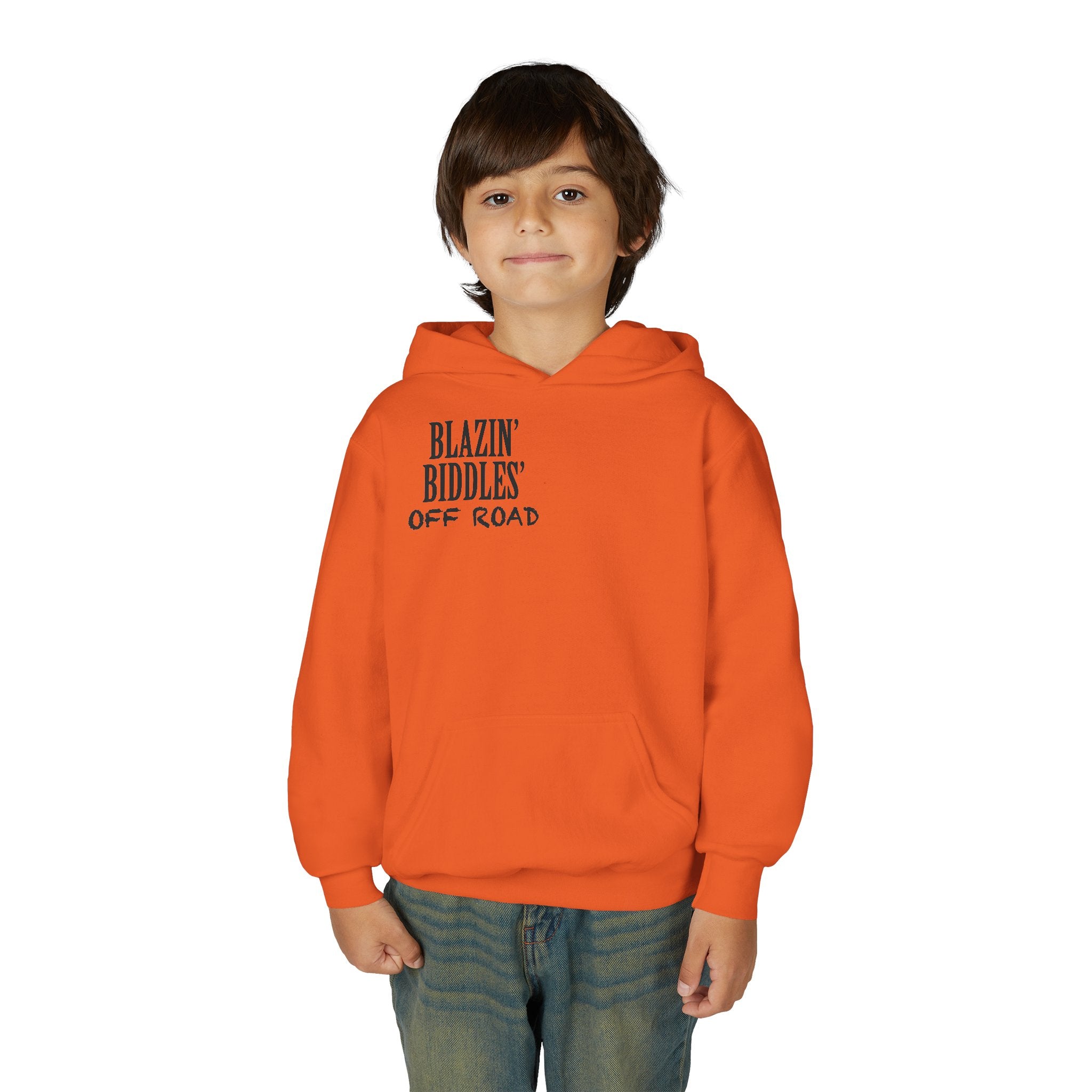 Blazin’ Biddles Off-Road Youth Hoodie – Adventure Ready Squarebody Apparel