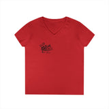 Blazin’ Biddles Off-Road “Build, Beat, Break, Repeat” Ladies V-Neck T-Shirt 12