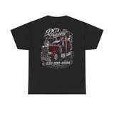 Trucker Graphic Tee - DC's Polishing Semi Truck Design with Phone Number 11