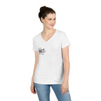 Blazin’ Biddles Off-Road “Build, Beat, Break, Repeat” Ladies V-Neck T-Shirt