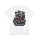 Trucker Graphic Tee - DC's Polishing Semi Truck Design with Phone Number 10