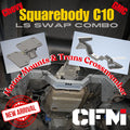 CFMi - C10 Squarebody LS Swap Combo – HD LS Motor Mounts and Transmission Crossmember