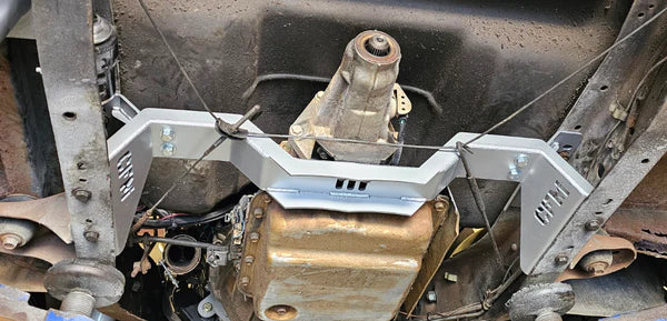 CFMi - 4L60E Transmission Crossmember for LS Swapped C10 Squarebody Chevy Trucks