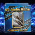 DC Audio Platinum Series RCA Cables – Shielded Audio Interconnects in Multiple Lengths