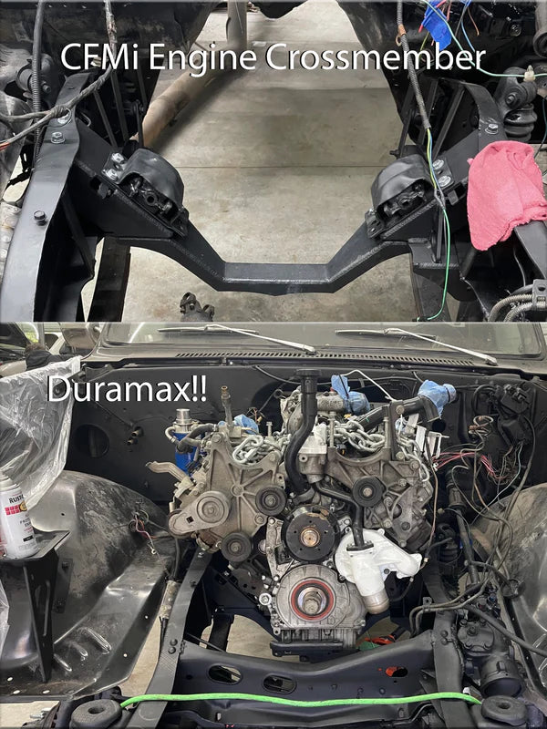 CFMi - HD Engine Crossmember for 1973–1991 Squarebody Chevy and GMC K-Series Trucks, Blazers and Suburbans