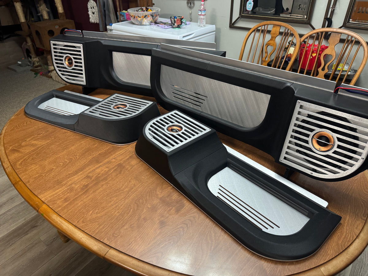 BBOR Customizable Lower Door Speaker Panel Sets for 1977–1991 Chevy/GMC Trucks, Blazers, Jimmys & Suburbans