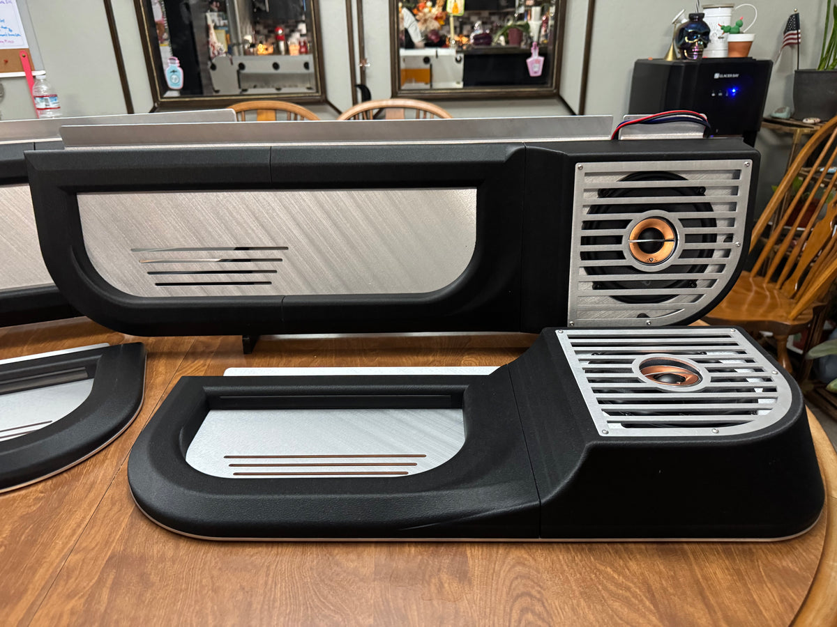 BBOR Customizable Lower Door Speaker Panel Sets for 1977–1991 Chevy/GMC Trucks, Blazers, Jimmys & Suburbans