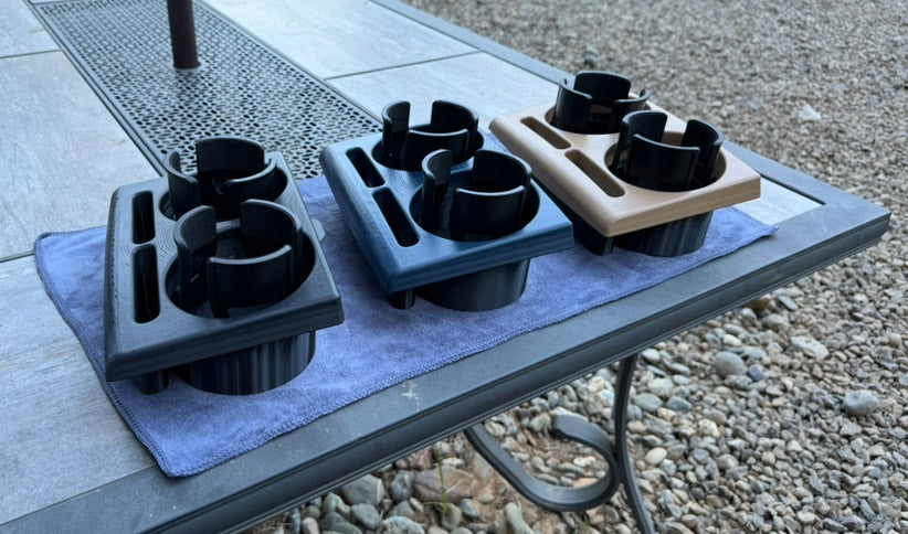 Adjustable Squarebody Cup Holder Assembly