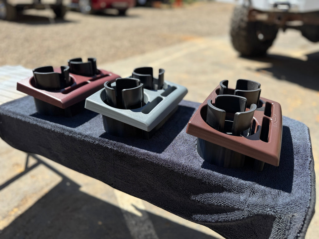 Adjustable Squarebody Cup Holder Assembly