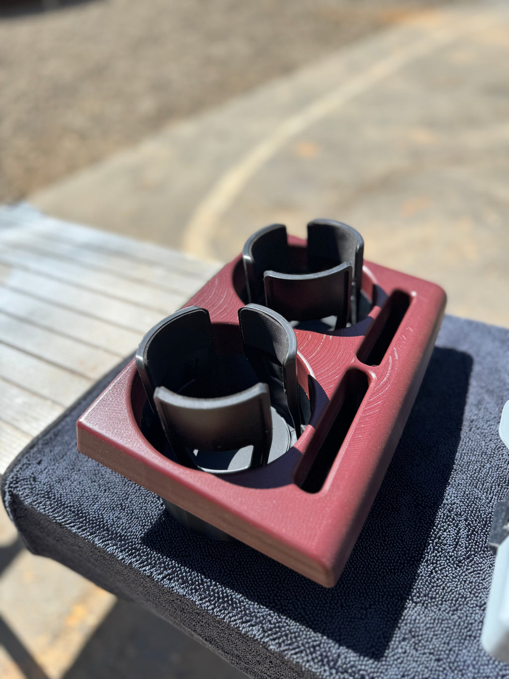 Adjustable Squarebody Cup Holder Assembly