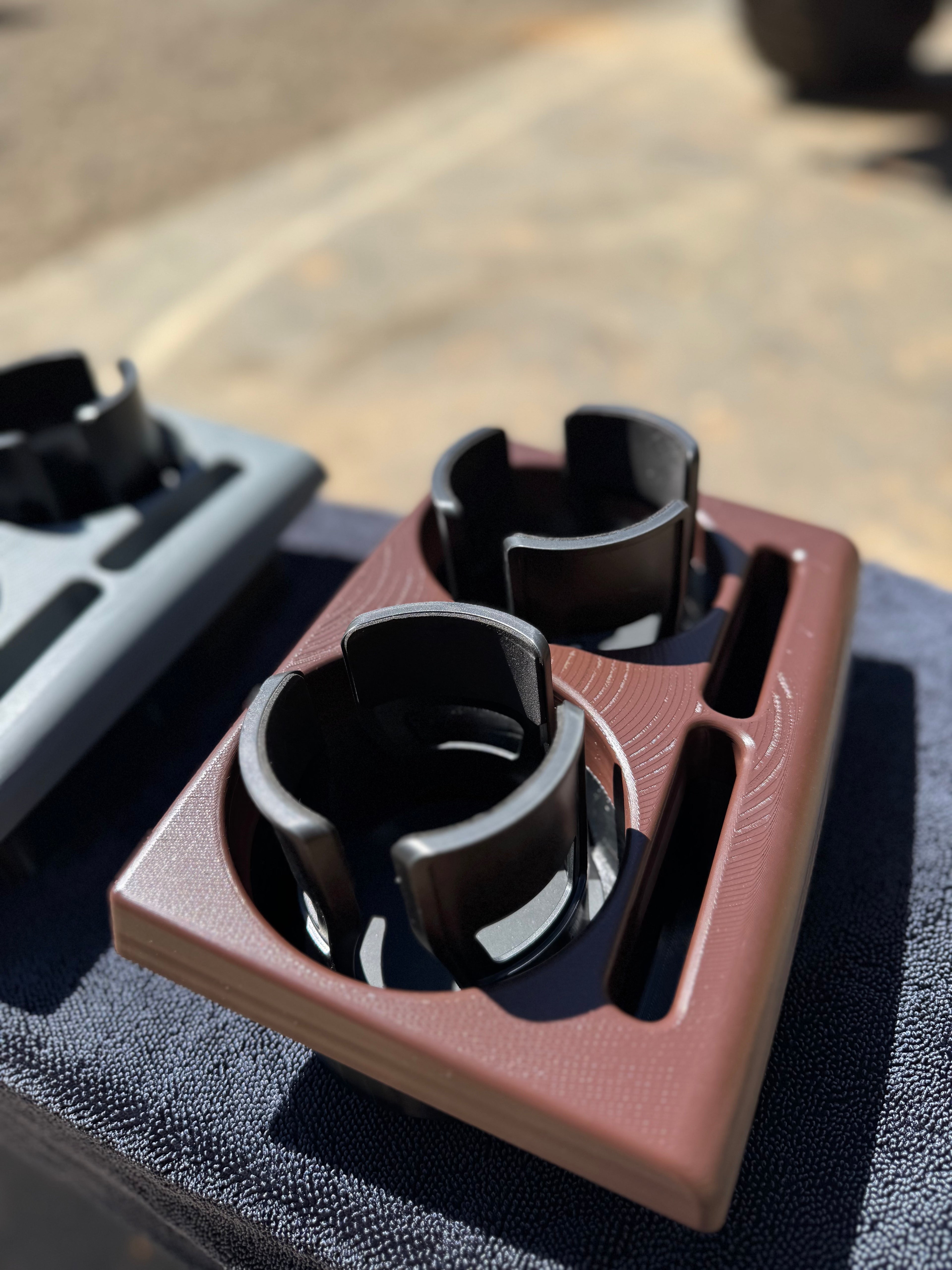 Adjustable Squarebody Cup Holder Assembly