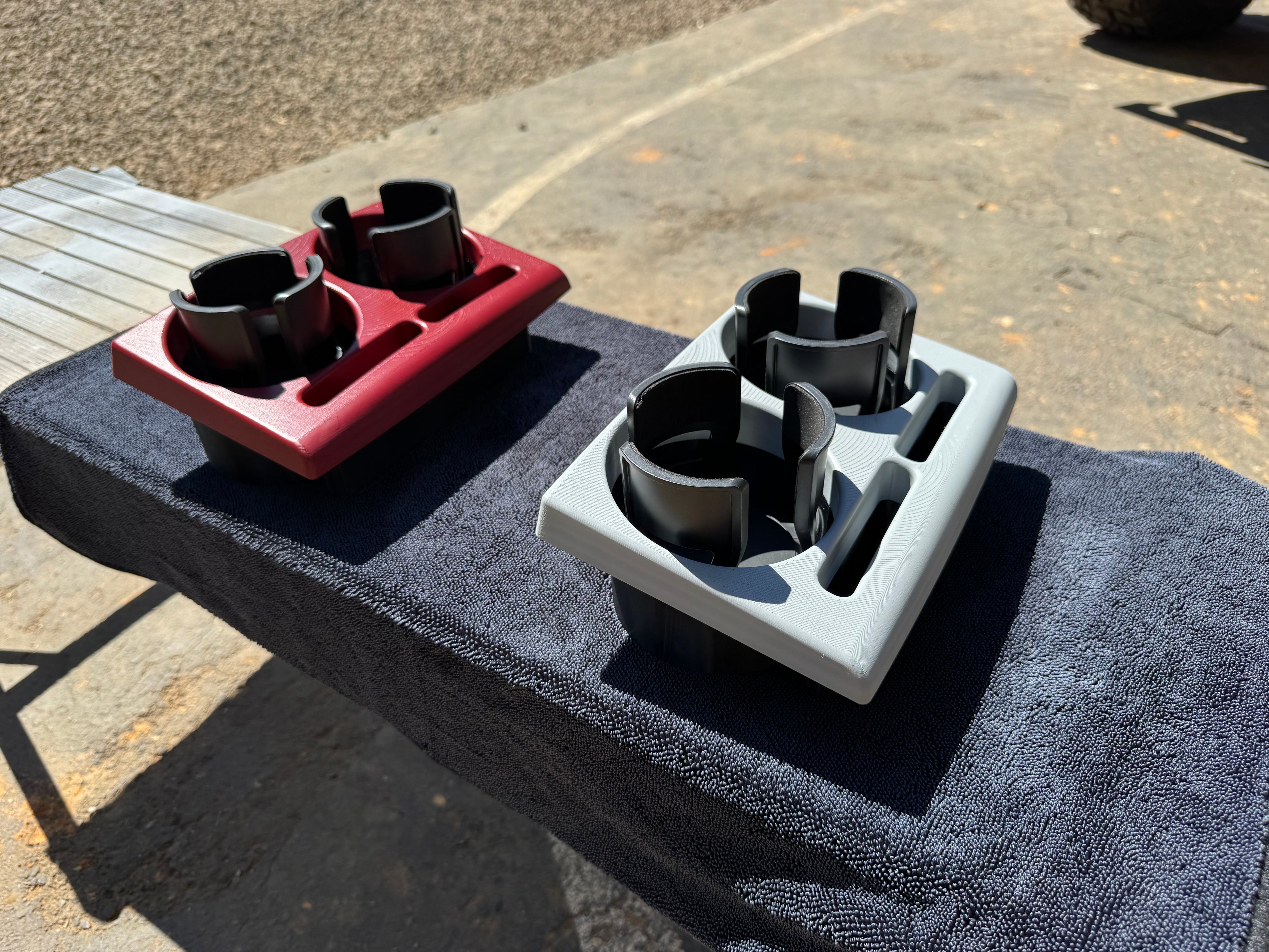 Adjustable Squarebody Cup Holder Assembly