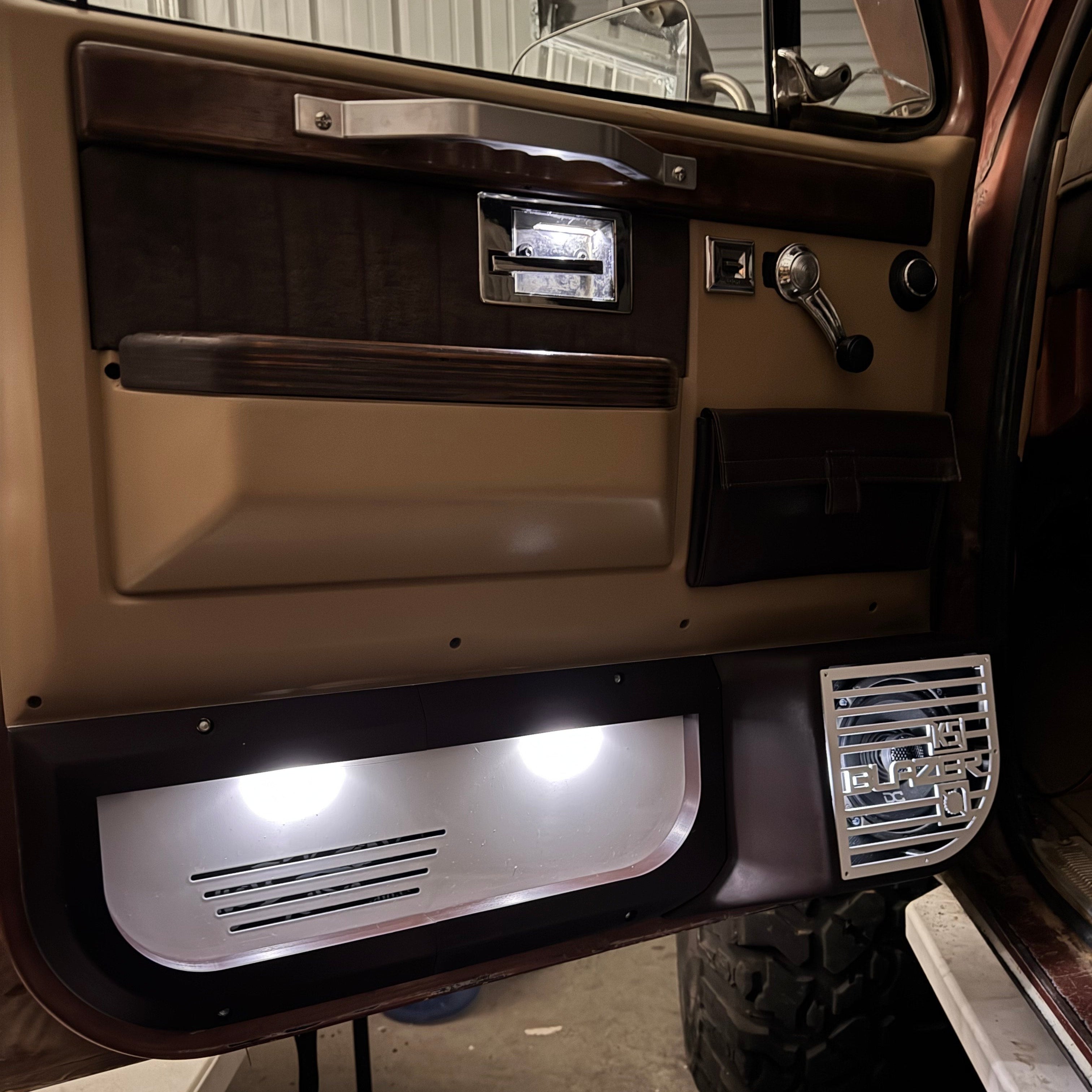 (Premium LIGHTED) Door Speaker Panel Set