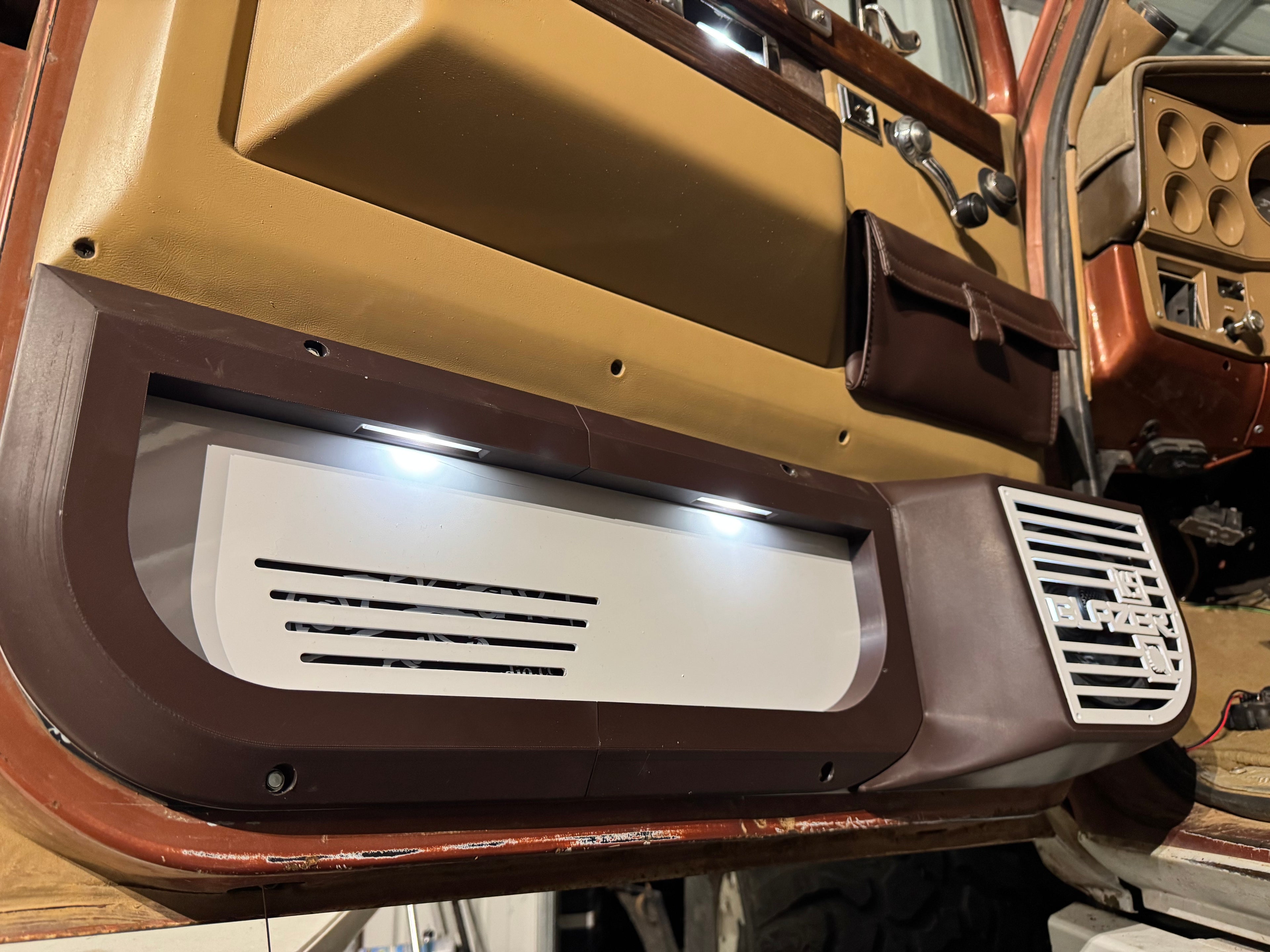 (Premium LIGHTED) Door Speaker Panel Set