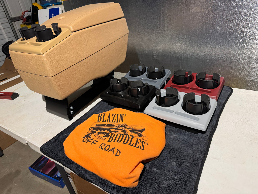 Squarebody Console Lift + Cup Holder Combo