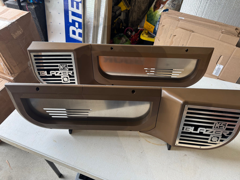 (Premium LIGHTED) Door Speaker Panel Set