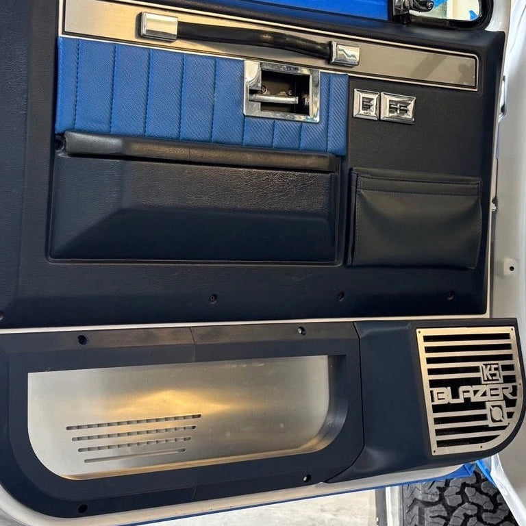 Squarebody Door Speaker Panels — Custom Lighted & Color-Matched