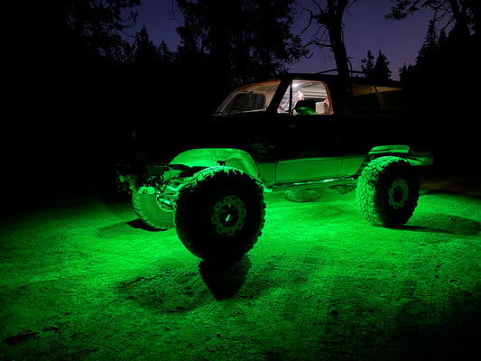 Auxbeam Vibrant Series RGB Rock Lights | 10-Piece Large Kit | App & Remote Control