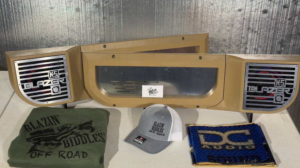 (Premium LIGHTED) Door Speaker Panel Set