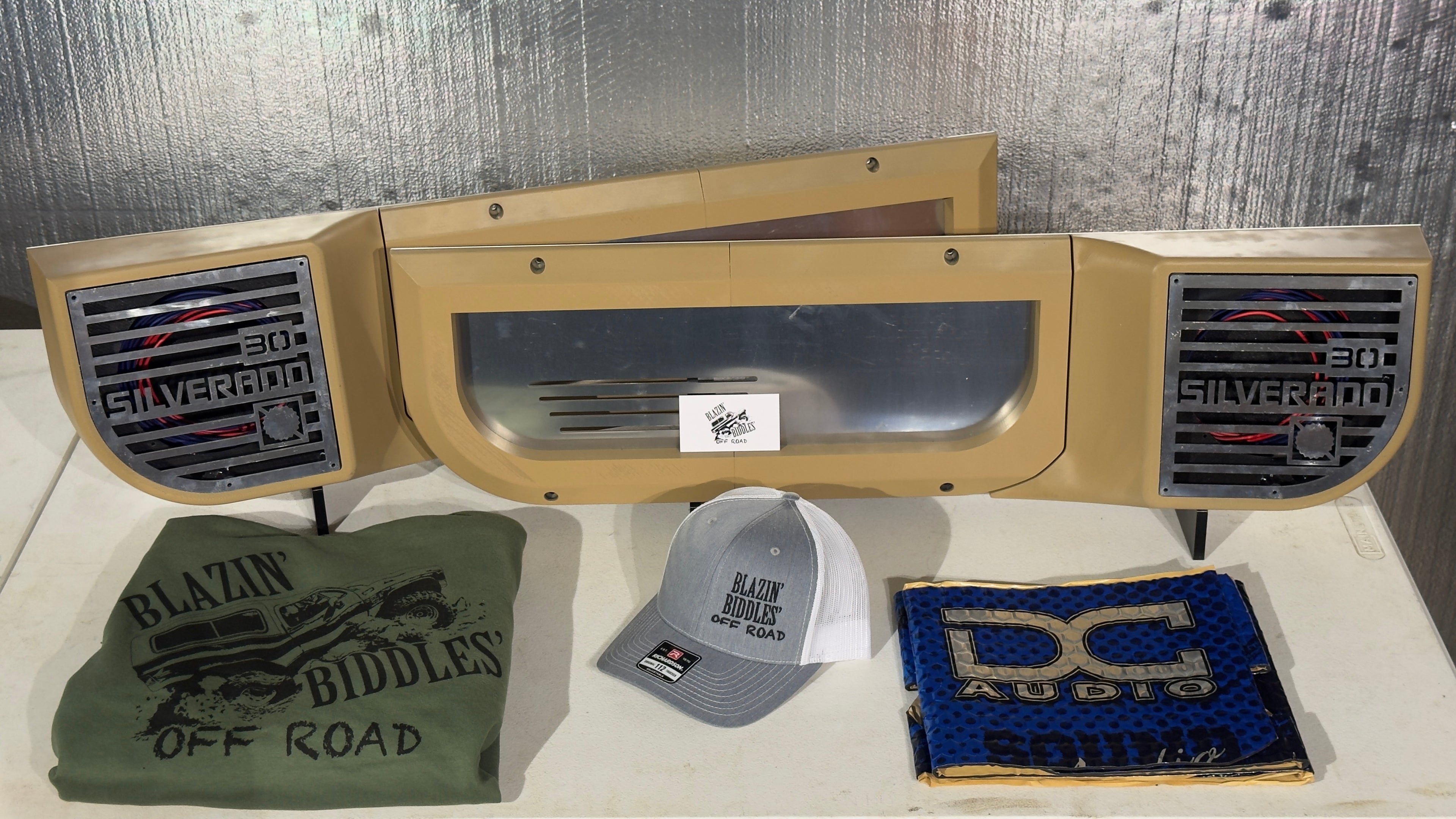 (Premium LIGHTED) Door Speaker Panel Set