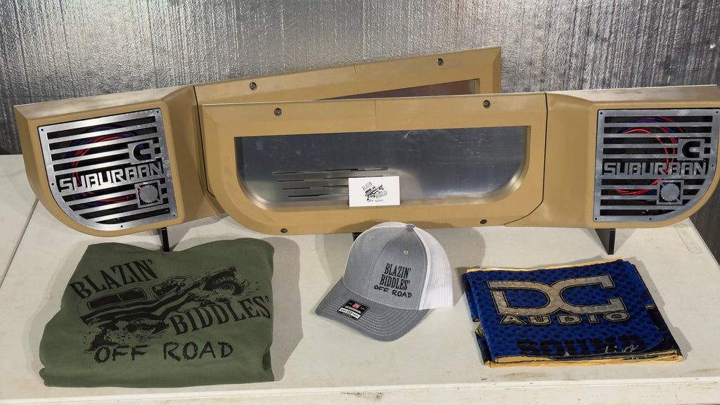 (Premium LIGHTED) Door Speaker Panel Set