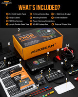 Auxbeam KS-80 RGB Knob Switch Panel | 8-Gang 120A Light Controller 9
