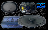 DC Audio DC-6x9CX 6x9" Coaxial Speakers — 120W RMS (Pair) 1