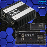 DC Audio PS-1000x1 Mini Monoblock Amplifier — 1,000W RMS 1