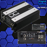 DC Audio PS-2000x1 Mini Monoblock Amplifier — 2,000W RMS 1