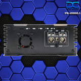 DC Audio PS-2000x1 Mini Monoblock Amplifier — 2,000W RMS 3