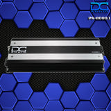 DC Audio PS-8000x1 Mini Monoblock Amplifier — 8,000W RMS 5