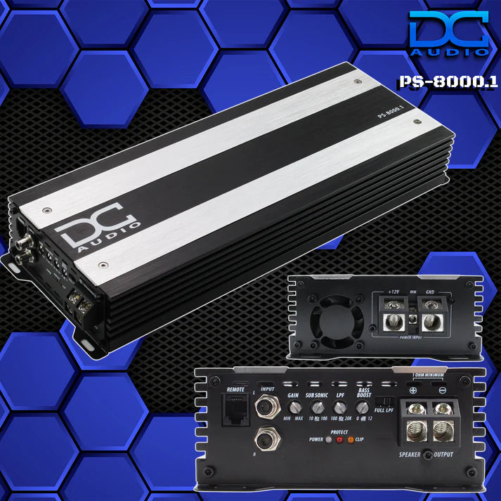 DC Audio PS-8000x1 Mini Monoblock Amplifier — 8,000W RMS